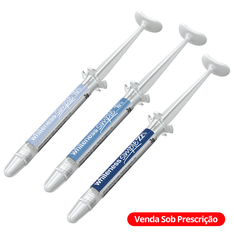 Clique na imagem para ampliar Clareador Whiteness Simple - 3 Seringas